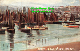 R455934 Dropping Sail. St. Ives Harbour. S. Hildesheimer. No. 5293 - Welt