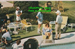 R455663 Pool Scene. Southfork Ranch. Dallas. Texas. USA. Last Minute Discussion - World