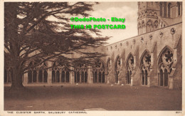 R455951 The Cloister Garth. Salisbury Cathedral. 8571. Salmon - World