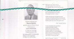Marcel Roos-Rysenaer, Gent 1919, Hasselt 1996. Gewezen Explorator, Schrijver, Cineast. Foto - Obituary Notices