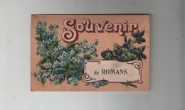 Souvenir De Romans Fleurs  Violettes 1925 - Romans Sur Isere