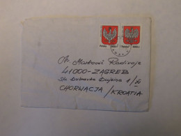 POLAND COVER TO CROATIA - Other & Unclassified