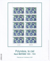 Polynésie N°1231/1232 - Feuille Entière - Neuf ** Sans Charnière - TB - Unused Stamps