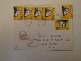 POLAND REGISTERED COVER TO CROATIA 1992 - Other & Unclassified