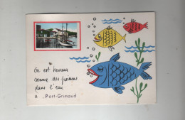 On Est Heureux Comme Des Poissons Dans L'eau à Port Grimaud - Pescados Y Crustáceos