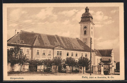 AK Retz /N.-Oe., Blick Auf Die Bürgerschule  - Other & Unclassified