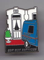 Pin's EDF GDF Services 92 Réf 3321 - EDF GDF