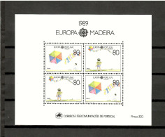 Madeira  1989  .-   Y&T  Nº   10   Block   **   ( B ) - Madeira