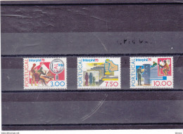 PORTUGAL 1976 Interphil Yvert 1293-1295 NEUF** MNH Cote Yv 4,25 Euros - Unused Stamps