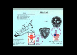 USA: 'Space-Shuttle Challenger STS-51F– Spacelab-2 – Double Cancellation For Launch & Landing, 1985', Houston - Stati Uniti