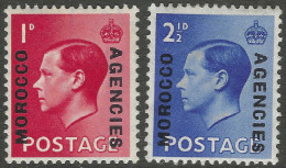 Morocco Agencies (British Currency). 1936-37 KEVII, 1d, 2½d MH SG 75, 76. M5077 - Uffici In Marocco / Tangeri (…-1958)