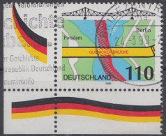 Deutschland Mi.Nr.1967 - Brücken - Glieniker Brücke über Die Havel ( Eckstück) - Oblitérés