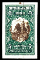 N°99b, 5f +5f, Centenaire. Centre Brun Non Dentelé Qualité: ** - Unused Stamps