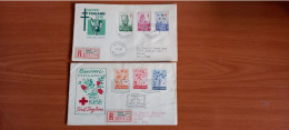 Finlandia.Cat.ivert.572/4 Y 477/9.2s/c.circuladas A USA.  .fdc. - Lettres & Documents