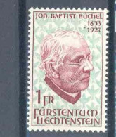 Liechtenstein 1967 Johann-Baptist Büchel Poet/priest MNH ** - Christianisme