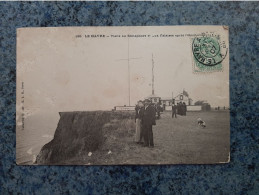 CPA  - 190 -  LE HAVRE  - VISITE AU SEMAPHORE ET AUX FALAISES APRES  L' EBOULEMENT - Unclassified