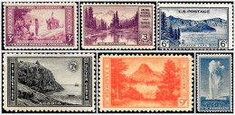 USA 1934 National Parks: Mounted Mint - Ongebruikt