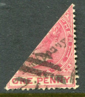 1885 St Christopher 1/2d On 1d Used Sg 23 - St.Kitts And Nevis ( 1983-...)