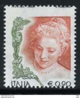 Donna Nell'arte  0.90 Varietà "IPZS" In Alto - Variétés Et Curiosités