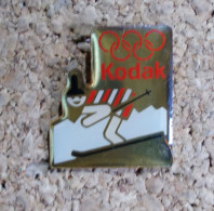 Pin's - Kodak - Ski - Jeux Olympique Albertville 1992 - Markennamen