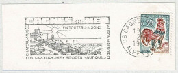 Frankreich / France 1968, Flaggenstempel Cagnes Sur Mer, Maison Renoir, Hippodrome, Sports Nautiques - Autres & Non Classés