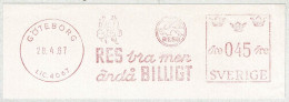 Schweden / Sverige 1967, Freistempel / EMA / Meterstamp Res Bra Men Anda Billigt / Billig Reisen Göteborg - Autres & Non Classés