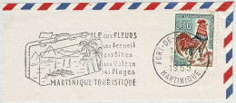 Frankreich / France 1965, Flaggenstempel Martinique - Andere & Zonder Classificatie