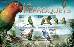 ( 250 01) - 2011- BURUNDI - PARROTS                 4V  MNH** - Parrots