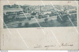 Ba47 Cartolina Bra Panorama Stazione Treno Cuneo Piemonte Bella!! 1901 - Cuneo