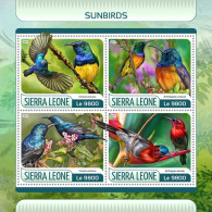 ( 250 03) - 2017- SIERRA LEONE - BIRDS                 4V  MNH** - Andere & Zonder Classificatie