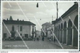 Bt73 Cartolina Cavaglia' Piazza Italo Balbo Dante Provincia Di Biella Piemonte - Biella