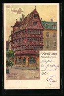 Künstler-AK F. Hoch: Strassburg, Das Kammerzellsche Haus  - Other & Unclassified