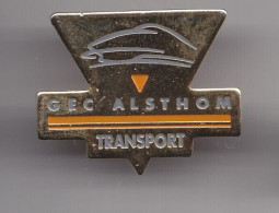 Pin's GEC Alsthom Transport TGV Réf 6842 - TGV