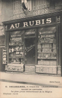 Charleville * Devanture Commerce Magasin Horlogerie Bijouterie Au Rubis G. DELEBARRE 17 Grande Rue LESOIER RICHARD - Charleville