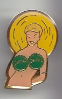 Pin's Perrier Pin Ups Réf 4861 - Beverages