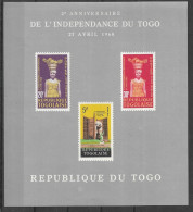 TOGO 1962 2ND ANNIVERSARY OF TOGO'S INDEPENDENCE MNH - Togo (1960-...)