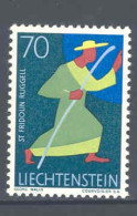 Liechtenstein 1967-71 Saint Fridolin (Rugell) ** MNH - Nuevos