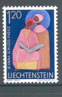 Liechtenstein 1967-71 Saint Anne (Vaduz Castle) ** MNH - Cristianesimo