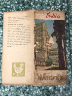 World Maps Old-ansia Madras Year Before 1975-1 Pcs - Cartes Topographiques