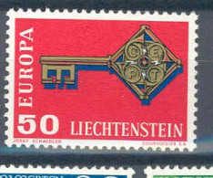 Liechtenstein 1968 Europa Cept ** MNH - Nuovi