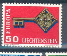 Liechtenstein 1968 Europa Cept ** MNH - 1968