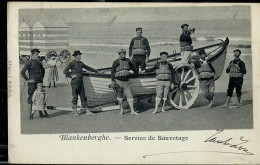 Service De Sauvetage - Obl.  1902 - Blankenberge