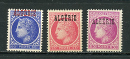 ALGERIE (RF) - CERES DE MAZELIN  - N° Yt 227/229** - Unused Stamps