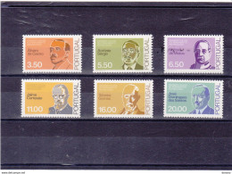 PORTUGAL 1980 Yvert 1460-1465 NEUF**MNH Cote : 6 Euros - Unused Stamps