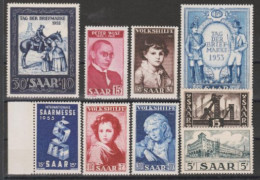 SARRE : (1) Ensemble En Neuf ** TB (cote 74,00 €).. Affaire ! - Unused Stamps