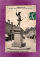 88 REMIREMONT Statue Du Volontaire Et Rue De La Xavée - Remiremont