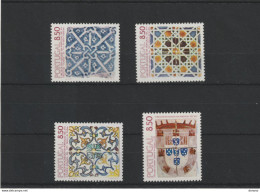 PORTUGAL 1981 AZULEJOS Yvert 1506 + 1514 + 1517 + 1529 NEUF** MNH Cote 4 Euros - Ungebraucht