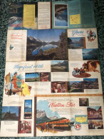 World Maps Old-glacier National Park Year Before 1975-1 Pcs - Carte Topografiche