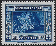 1937 Somalia Lion 1v. MNH Sassone N. 230 - Sonstige & Ohne Zuordnung