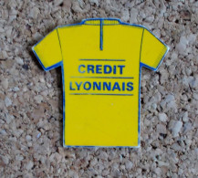 Pin's - Maillot Jaune Crédit Lyonnais - Cyclisme